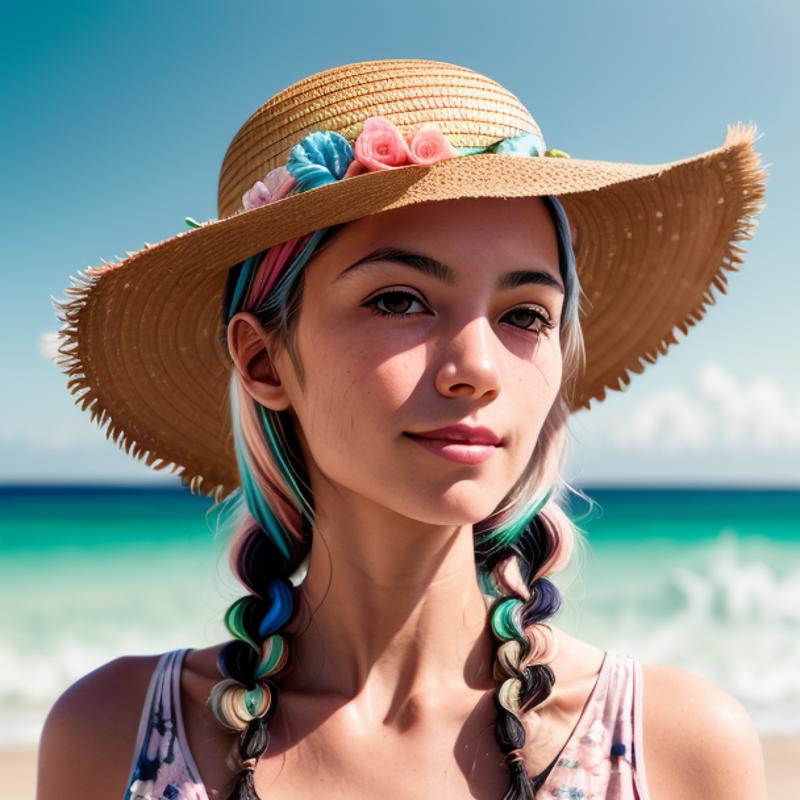 00615-4042616107-_lora_caomao_0.8_1girl, solo, hat, braid, blurry background, outdoors, looking at viewer, straw hat, blurry, portrait, twin brai.png